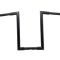 14 inch Fatty 'Z' Bar Handlebar without Indents Black for Harley-Davidson