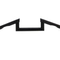 2-1/2 inch Mini Z Handlebar with Indents Black for Harley-Davidson