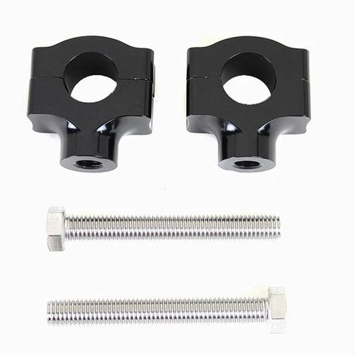 1 inch Handlebar Riser Set Black for Harley-Davidson