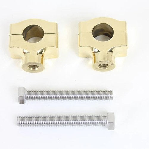 1 inch Handlebar Riser Set Brass for Harley-Davidson