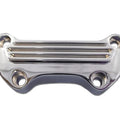 Finned Riser Top Clamp Chrome for Harley-Davidson