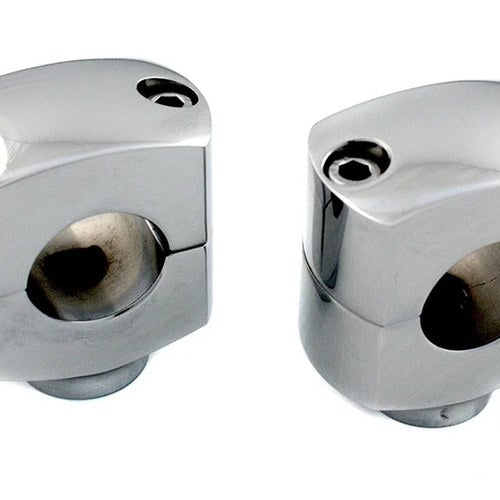 1-1/2 inch Short Riser Set Chrome for Harley-Davidson