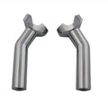 5-1/2 inch Pullback Riser Set Chrome for Harley-Davidson
