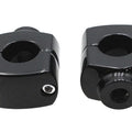 1-1/2 inch Short Riser Set Black for Harley-Davidson
