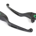 M8 Matte Black 3-Slot Hand Lever Set for Harley-Davidson