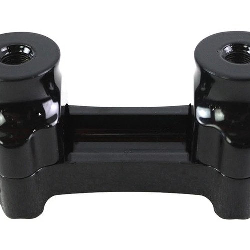 Fat 1 inch Riser Set Black for Harley-Davidson