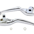 Chrome Wide Tamer Hand Lever Set for Harley-Davidson