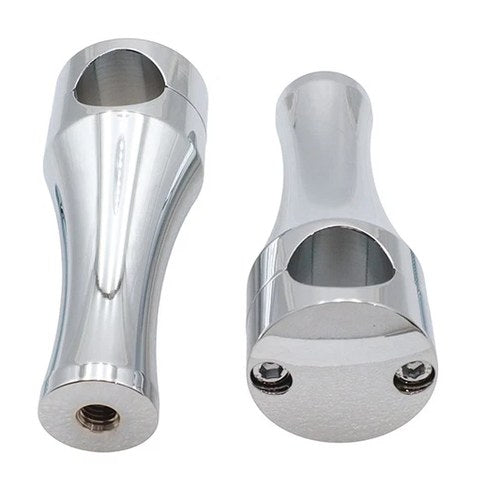 5 inch Solid Billet Chrome Riser Set for Harley-Davidson