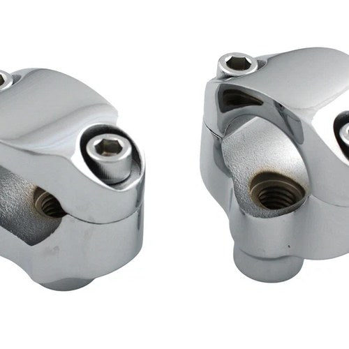 1-1/4 inch Riser Kit Chrome for Harley-Davidson