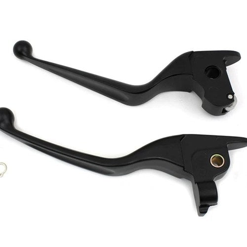 Black Wide Tamer Hand Lever Set for Harley-Davidson