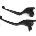 Black Wide Tamer Hand Lever Set for Harley-Davidson