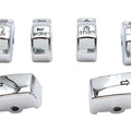 Handlebar Switch Cap Set Chrome for Harley-Davidson