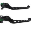 Black Drilled Hand Lever Set for Harley-Davidson