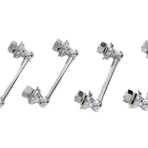Chrome Saddlebag Hanger Set fits Harley Davidson