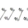 Chrome Saddlebag Hanger Set fits Harley Davidson