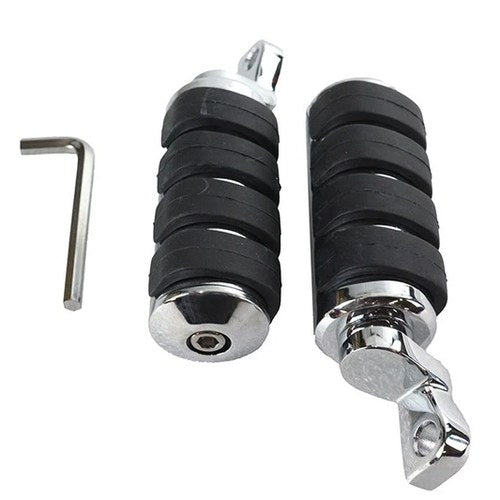 Large Chrome Cats Paw Footpeg Set for Harley-Davidson