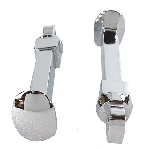 Chrome Railroad Style Footpeg Set for Harley-Davidson
