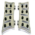 Driver Footboard Set Slasher Style for Harley-Davidson