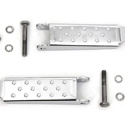 Chrome Combat Footpeg Set for Harley-Davidson