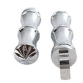 Chrome Druid Style Footpeg Set for Harley-Davidson
