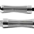 Chrome Billet Batique Style Footpeg Set for Harley-Davidson