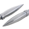 Chrome Long Torpedo Style Footpeg Set for Harley-Davidson