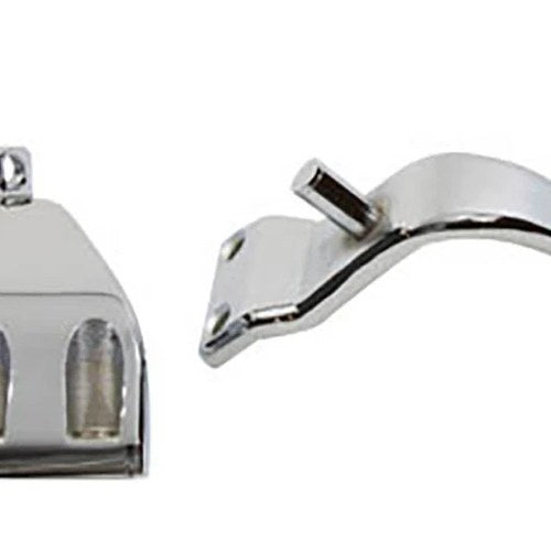 Fxd Driver Footpeg Support Set Chrome for Harley-Davidson