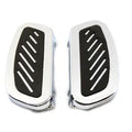 Driver Footboard Set Chrome Streamliner Design for Harley-Davidson
