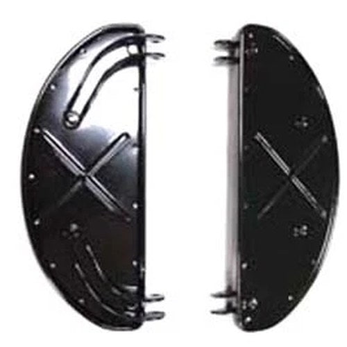 Half Moon Footboard Set Gloss Black for Harley-Davidson