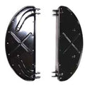 Half Moon Footboard Set Gloss Black for Harley-Davidson