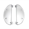 Half Moon Footboard Set Chrome for Harley-Davidson