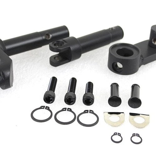 Black Extended Forward Control Conversion Kit for Harley-Davidson