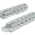 Chrome Hourglass Style Footpeg Set for Harley-Davidson