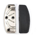 Driver Footboard Set Chrome 'D' Shape for Harley-Davidson