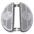 Half Moon Footboard Kit Chrome for Harley-Davidson