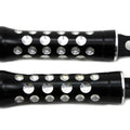 Black Contour Agostinni Footpeg Set for Harley-Davidson
