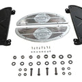 Half Moon Footboard Set Black for Harley-Davidson