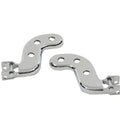 Chrome Buddy Seat Footpeg Bracket Set for Harley-Davidson