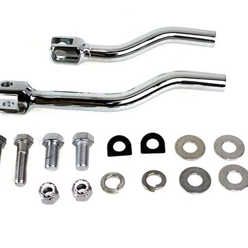 Chrome Footpeg Support Bar Set for Harley-Davidson