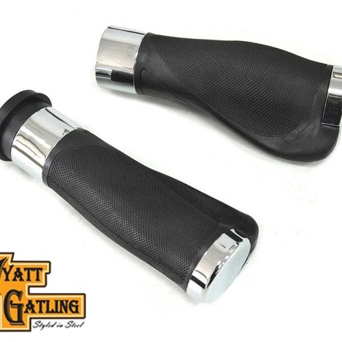 Wyatt Gatling Donkey Style Handlebar Grip Set for Harley-Davidson