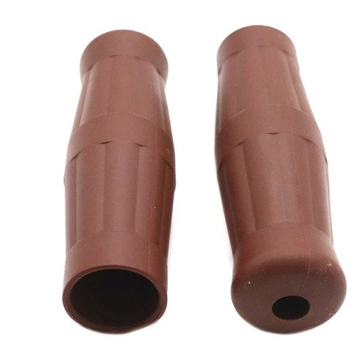 Brown Grip Set 1909 Style for Harley-Davidson