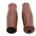 Brown Grip Set 1909 Style for Harley-Davidson