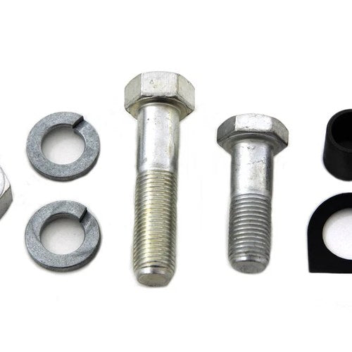 Cadmium Starter Crank and Kick Starter Pedal Mounting Kit for Harley-Davidson