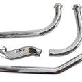 Shovelhead Upsweep Exhaust Header Set Chrome for Harley-Davidson