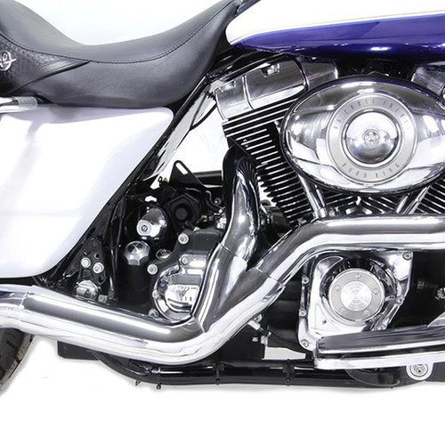 Chrome 2:1 Exhaust Header Set for Harley-Davidson