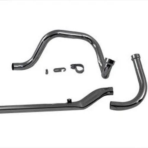 Dual Crossover Chrome Exhaust System for Harley-Davidson