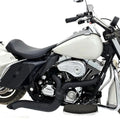 Speedster 1-3/4 inch 2 into 1 Exhaust Header Set Black for Harley-Davidson