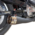 XL Holeshot 2:1 Exhaust Header System Black for Harley-Davidson