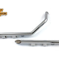 Wyatt Gatling Exhaust Drag Pipe Set Slash Cut for Harley-Davidson