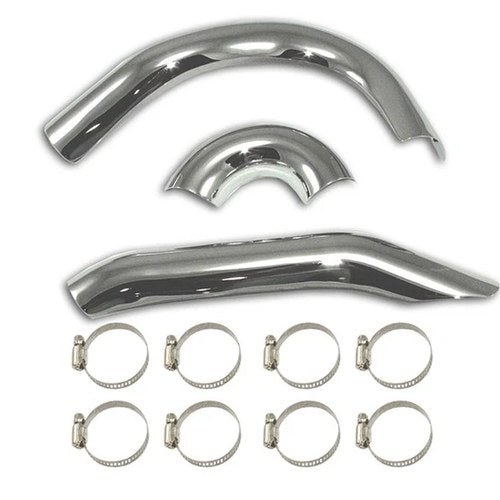 Dual Exhaust Pipe Heat Shield Set for Harley-Davidson